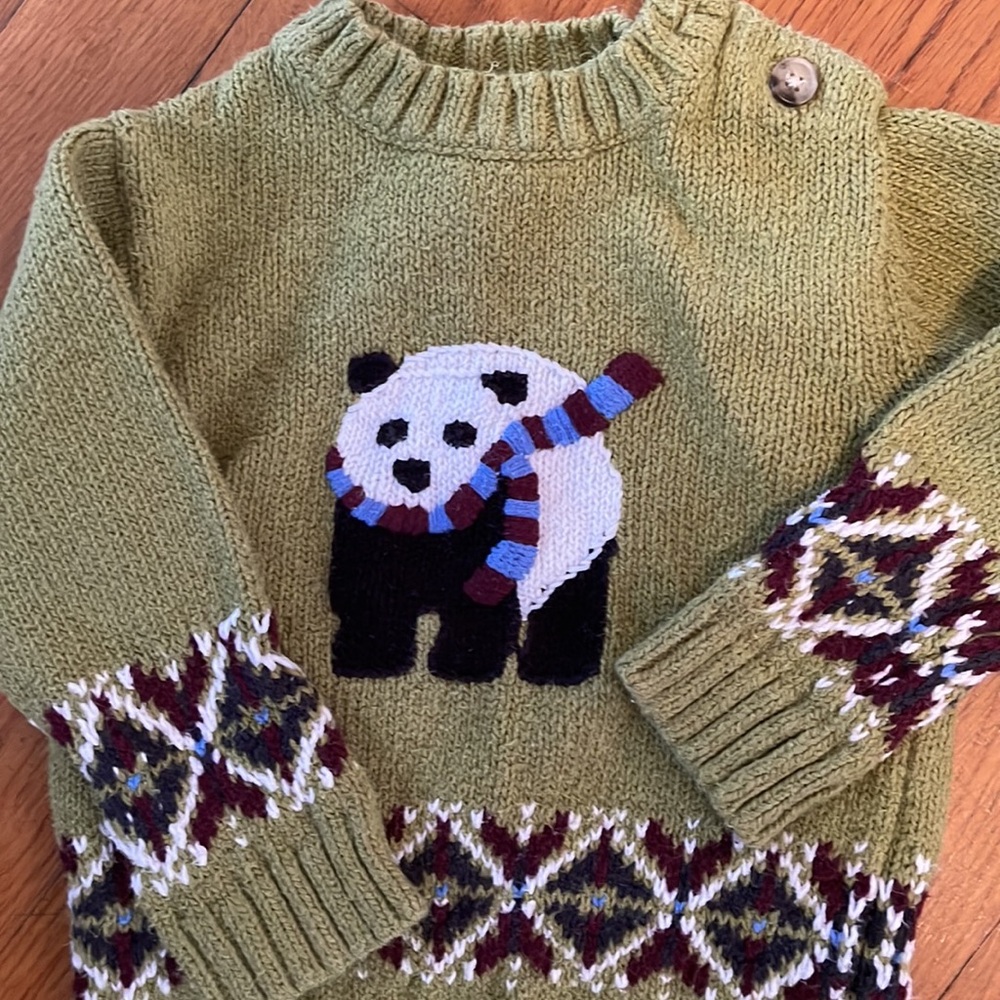 Kids' Multicolor Sweater Set - Picture 6 of 7